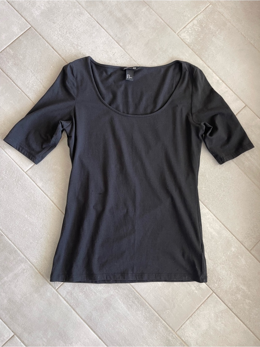 H&M Black Scoop Neck